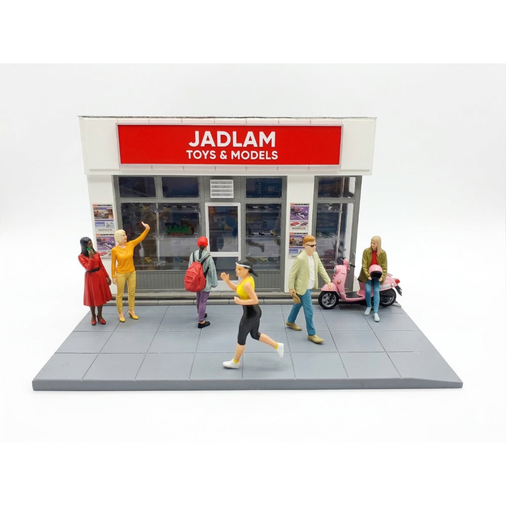 Jadlam Toys & Models Sign for Academy Model Shop Kit
