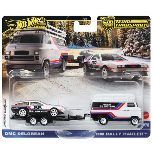 Hot Wheels Car Culture: Team Transport - DMC Delorean Rally Hauler #78 JBM35