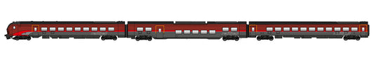 Jagerndorfer OBB Railjet Coach Set (3) VI (~AC-Sound) JC12302 HO Gauge