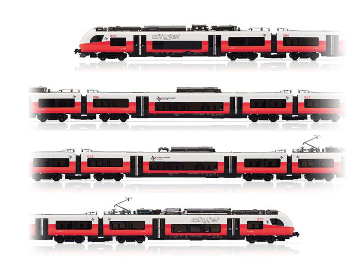 Jagerndorfer OBB Cityjet S-Bahn 4 Car EMU VI (~AC) JC19900 HO Gauge