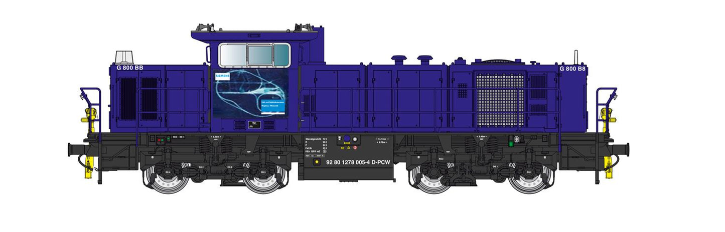 Jagerndorfer Siemens Rh2070 PCW6 Diesel Locomotive VI (DCC-Sound) JC20752 HO Gauge