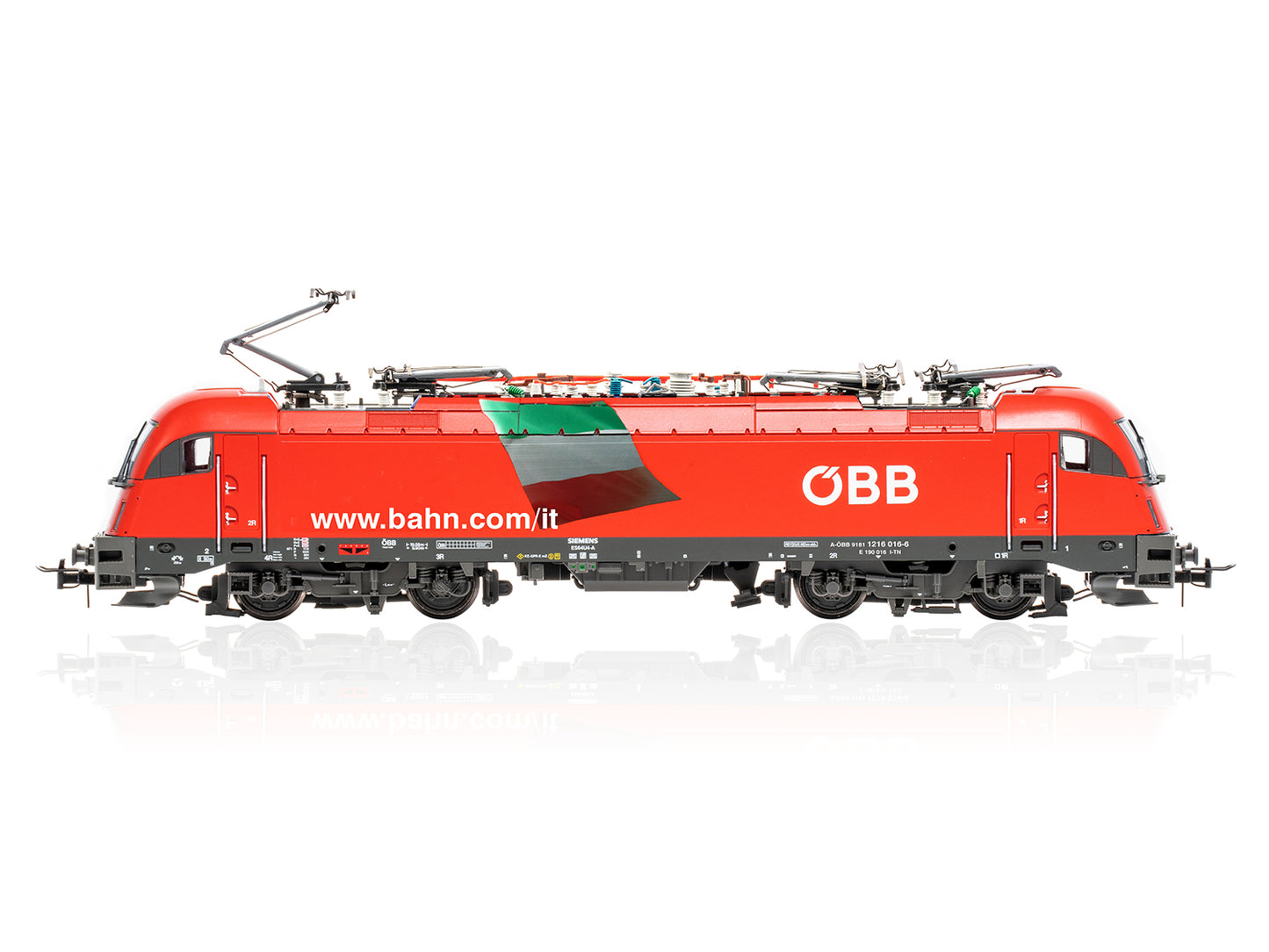 Jagerndorfer OBB Italia Rh1216 Electric Locomotive VI (DCC-Sound) 29752 HO Gauge