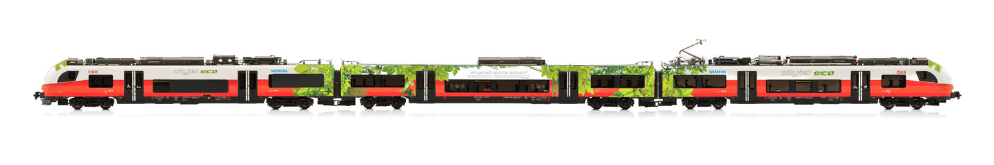 Jagerndorfer OBB Cityjet ECO Rh4746 049 3 Car EMU VI (DCC-Sound) JC47702 HO Gauge