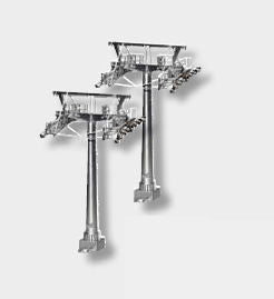 Jagerndorfer Cable Car System Pylons 120mm (2) JC50300 HO Gauge