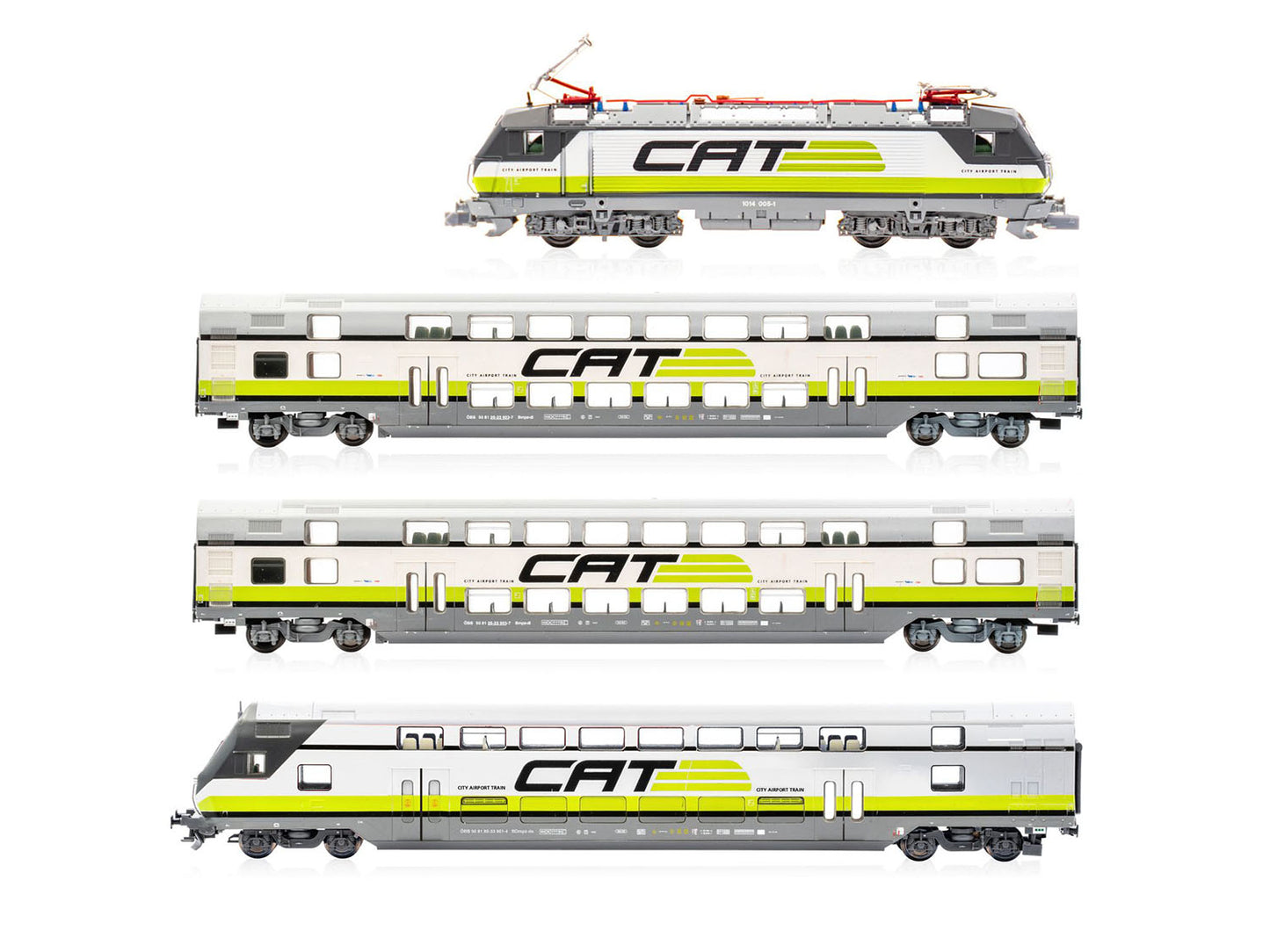 Jagerndorfer OBB Rh1014 City Airport Train Pack VI JC60400 N Gauge