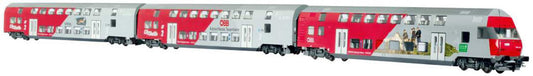 Jagerndorfer OBB CityShuttle Bi-Level Coach Set (3) IV JC60430 N Gauge