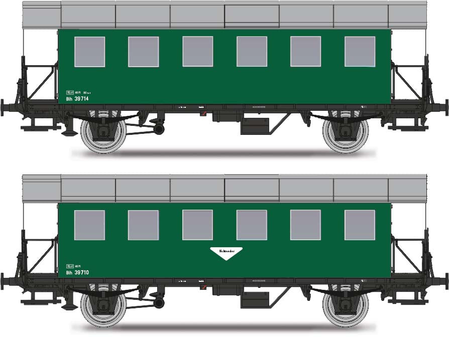 Jagerndorfer OBB BiH Coach Set (3) III JC77400 HO Gauge
