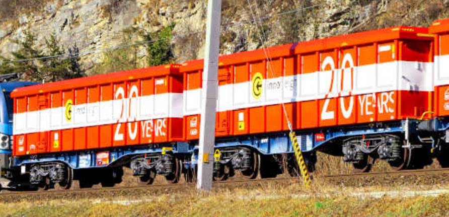 Jagerndorfer OBB Scraptainer Bogie Flat Wagon 20 Years VI JC78000 HO Gauge