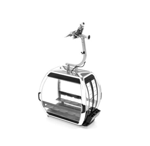 Jagerndorfer Cable Car System Omega V White JC82104 HO Gauge