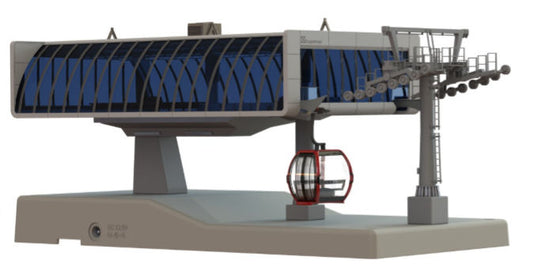 Jagerndorfer Cable Car System Starter Set White/Grey Cars JC82497 HO Gauge