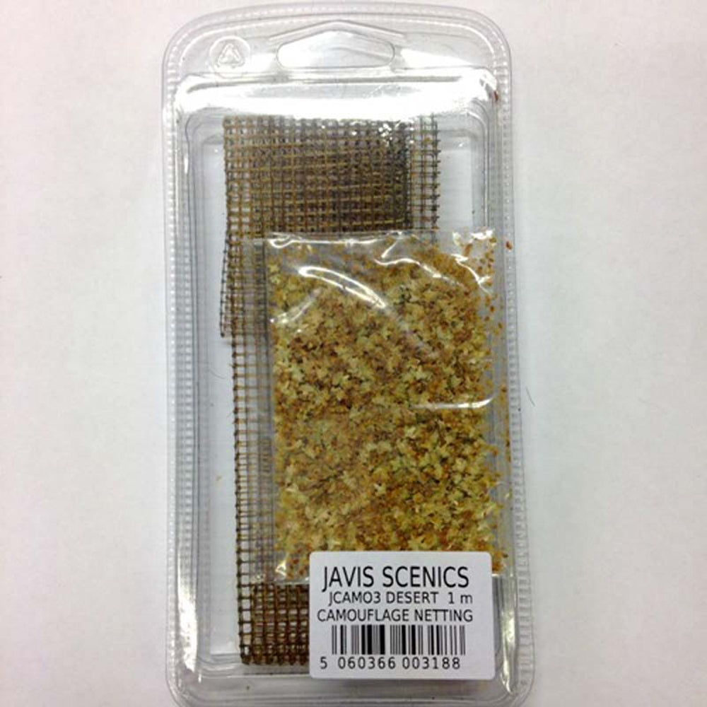 Javis Desert Camouflage Net w/Leaves JCAMO3