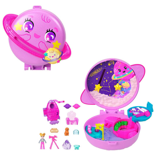 Polly Pocket Planet Polly Compact Micro Doll Playset Age 4+ Mattel JCB18