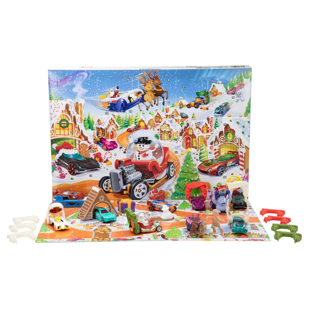 Hot Wheels 2025 Advent Calendar Age 3+ Mattel JCB47