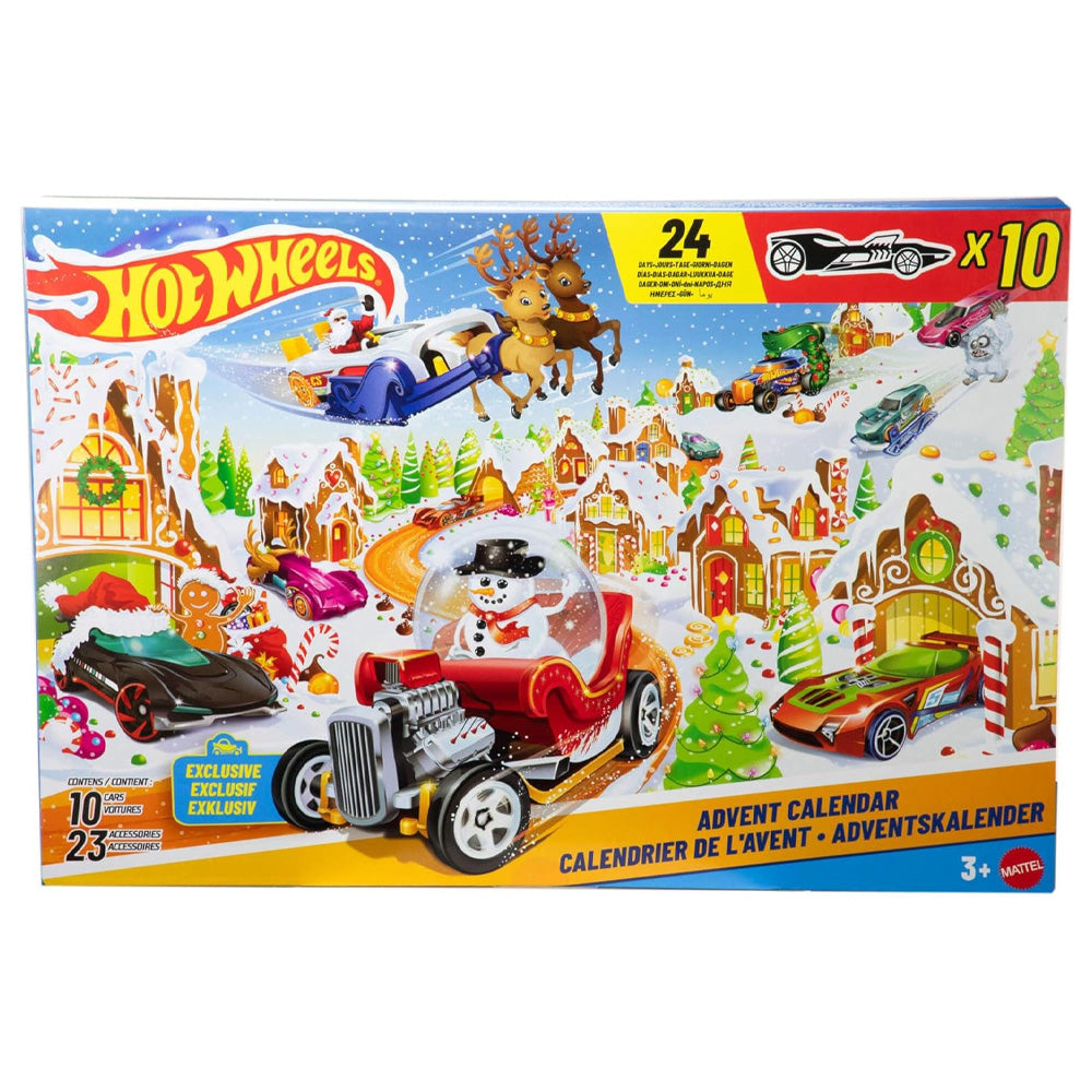 Hot Wheels 2025 Advent Calendar Age 3+ Mattel JCB47