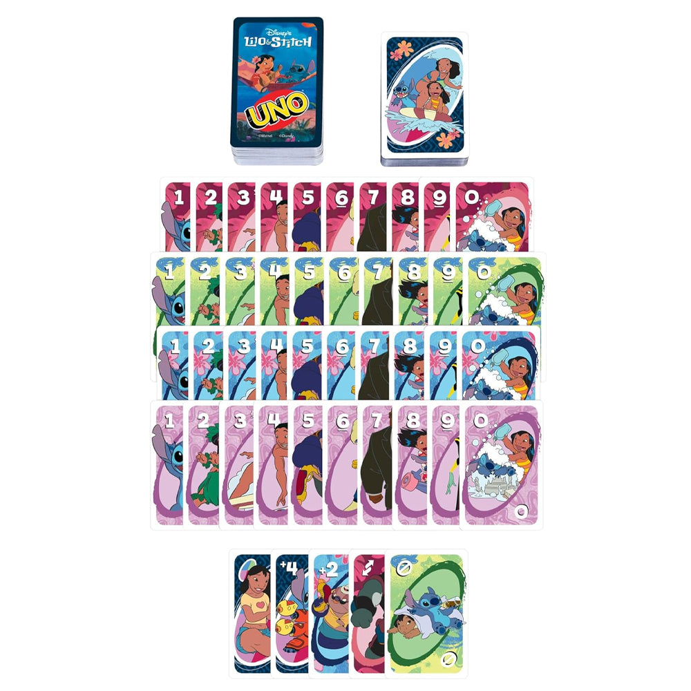 UNO Lilo & Stitch Card Game Mattel
