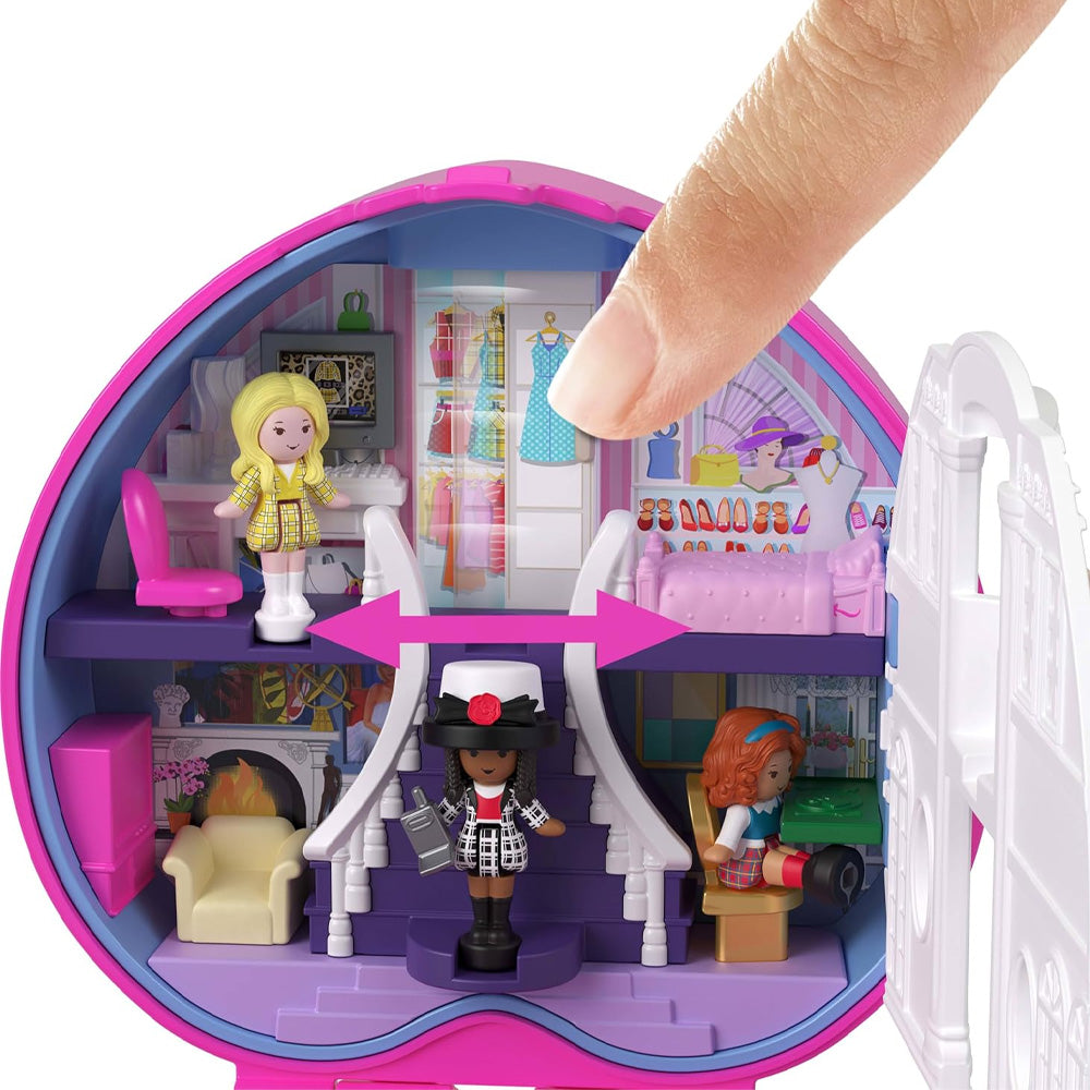 Polly Pocket x Clueless Compact Micro Doll Playset Age 4+ Mattel JCC21