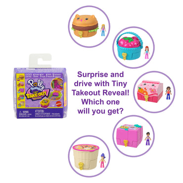Polly Pocket Tiny Take Out Reveal Micro Doll Playset Age 4+ Mattel JCB15