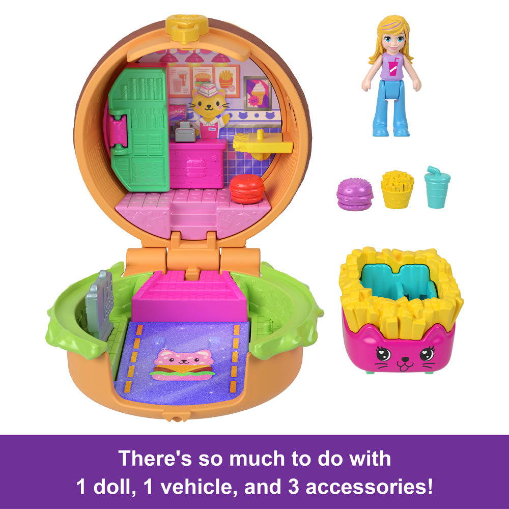 Polly Pocket Tiny Take Out Reveal Micro Doll Playset Age 4+ Mattel JCB15