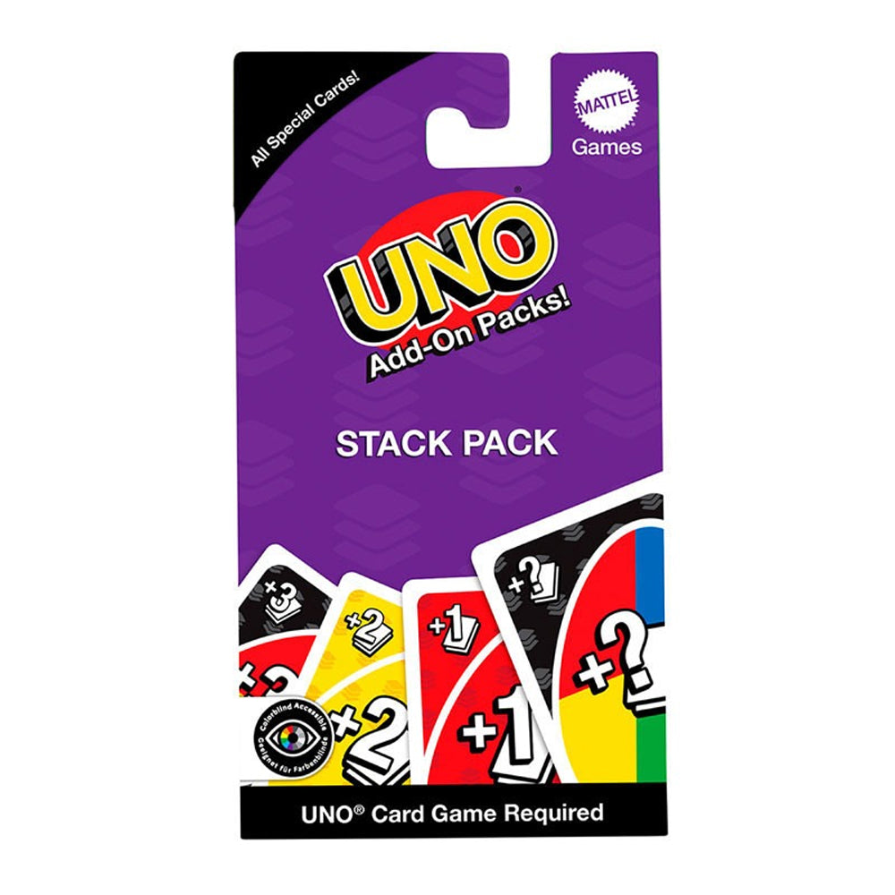 UNO Add-On Pack: STACK PACK Mattel