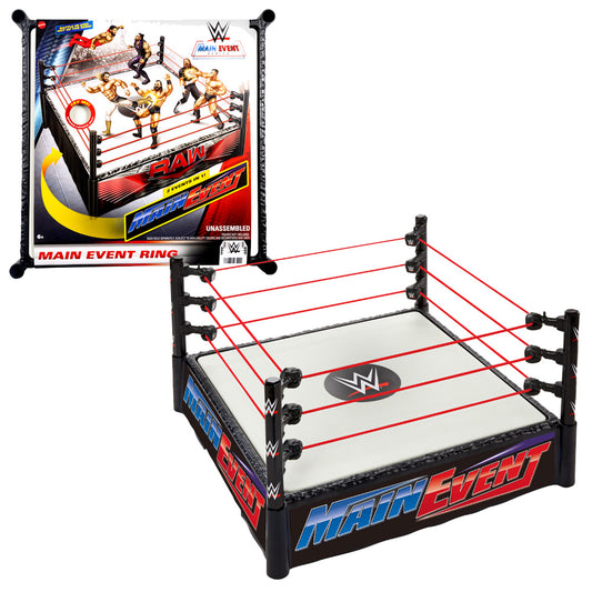 WWE Main Event Ring Wrestling Playset Mattel Age 6+