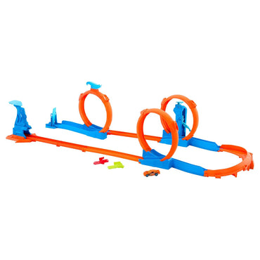 Hot Wheels Triple Loop Speed Kit Track Creator Playset Age 4+ Mattel JDW39