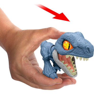 Jurassic World: Mighty Little Biters - Velociraptor Dinosaur Toy Mattel JFC90