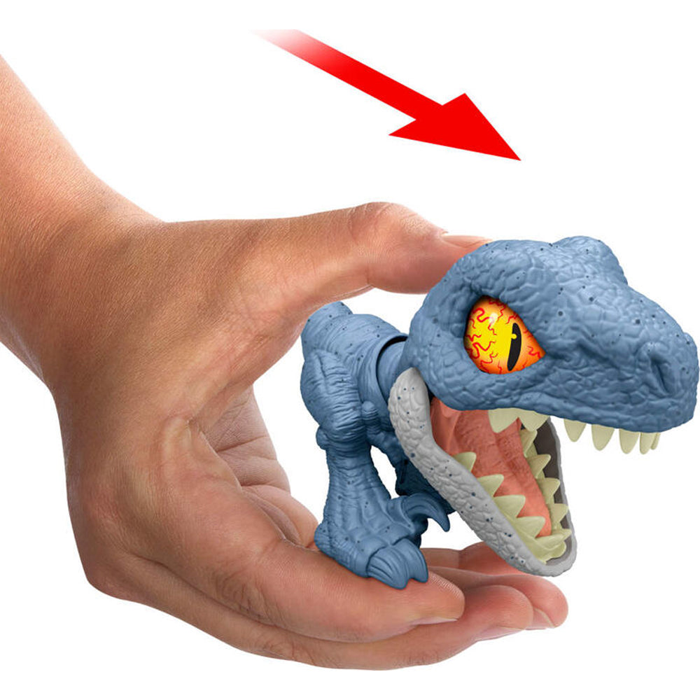 Jurassic World: Mighty Little Biters - Velociraptor Dinosaur Toy Mattel JFC90