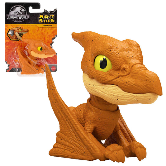 Jurassic World: Mighty Little Biters - Pteranodon Dinosaur Toy Mattel JFC91