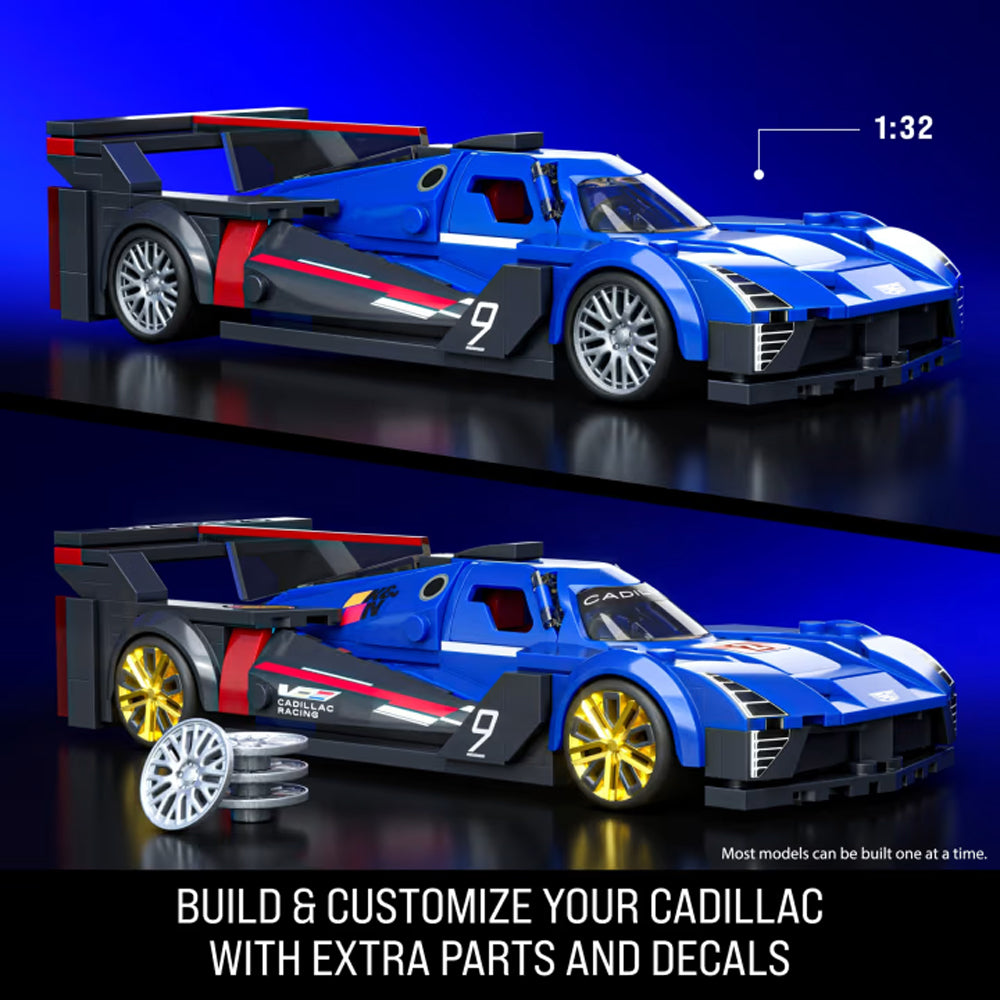 Mattel Brick Shop Hot Wheels Speed Cadillac Project GTP Hypercar 236pcs JFR89