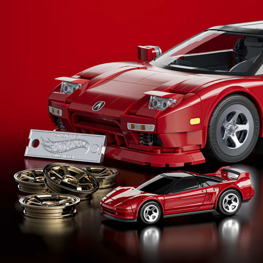 Mattel Brick Shop Hot Wheels Elite '90 Acura NSX 876pcs JFT17