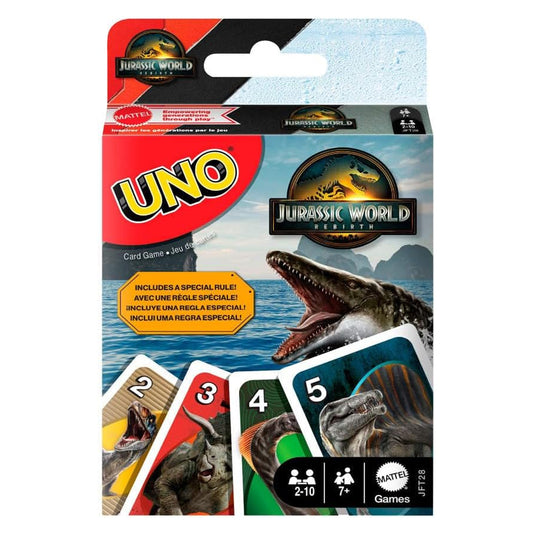 UNO Jurassic World: Rebirth Card Game Mattel