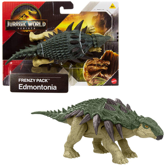 Jurassic World Rebirth: Frenzy Pack - Edmontonia - Dinosaur Toy Mattel JCL52