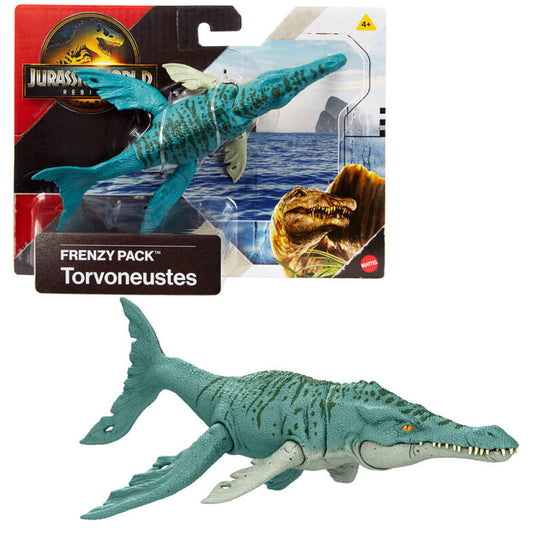 Jurassic World Rebirth: Frenzy Pack - Torvoneustes - Dinosaur Toy Mattel JCL52