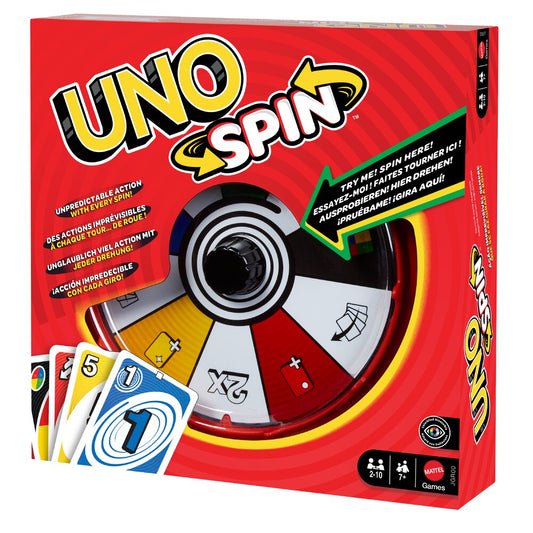 UNO Spin Card Game Mattel