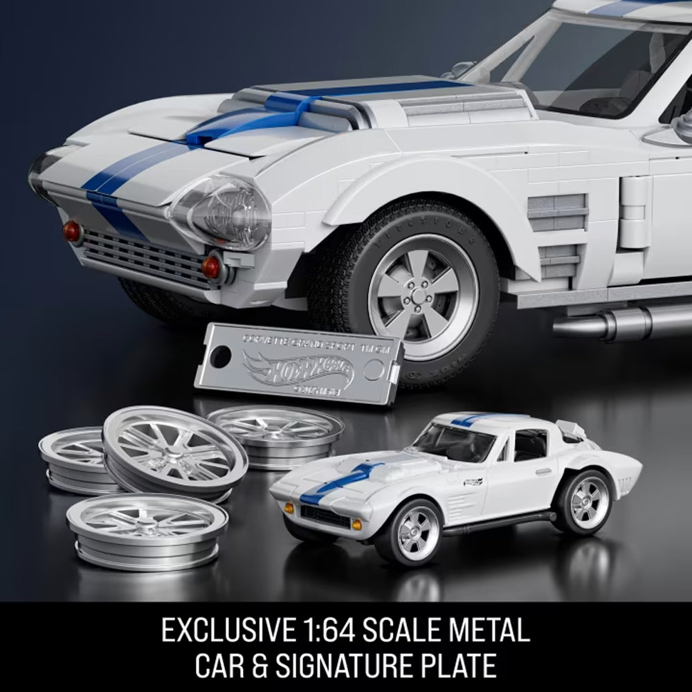 Mattel Brick Shop Hot Wheels Elite Corvette Grand Sport 918pcs JGR31