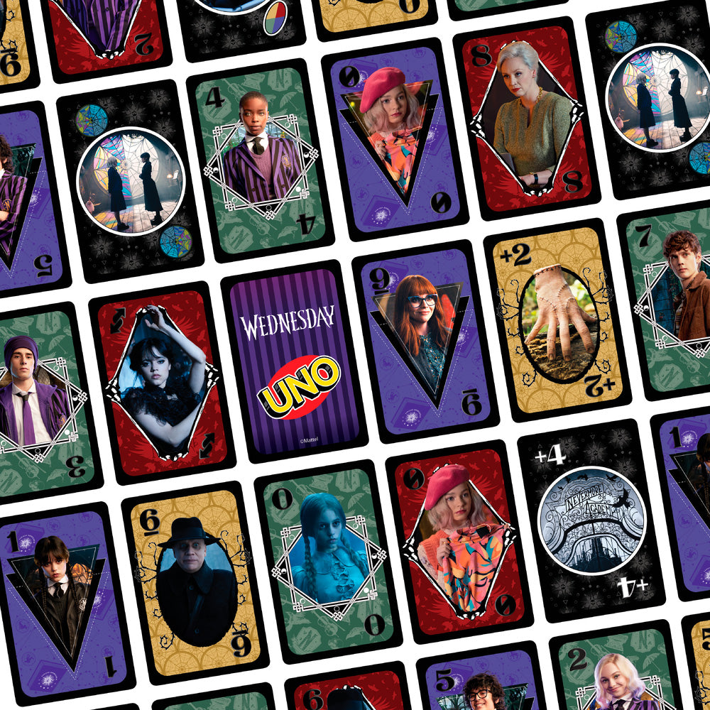 UNO Wednesday Card Game Mattel