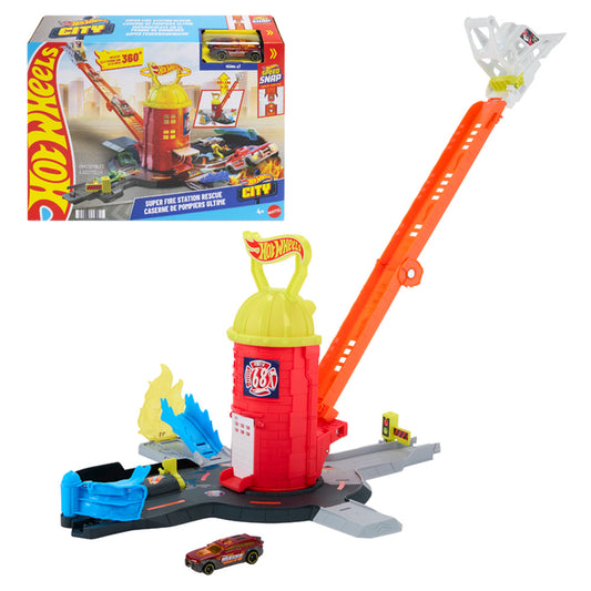 Hot Wheels City Super Fire Station Rescue