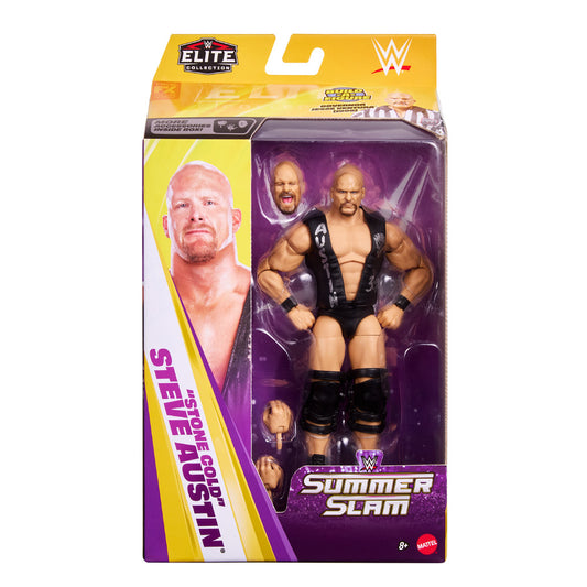 WWE Elite Collection Summer Slam: Steve Austin Wrestling Figure Mattel JHX79