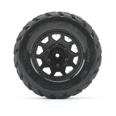 JetKo MT Rockform 2.8" EX Tyres (2) Black Wheel Arrma Granite JK2803CBARM