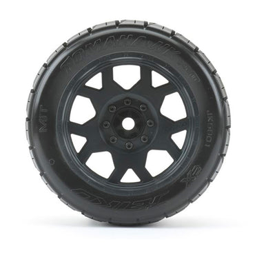 JetKo XMT Tomahawk EX Belted Tyres (2) Black Wheel Traxxas X-Maxx