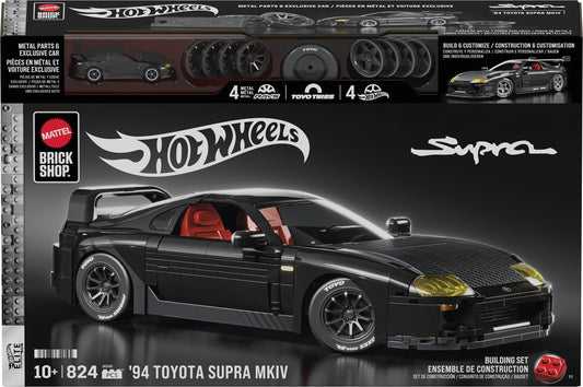 Mattel Brick Shop Hot Wheels Elite: Toyota Supra MKIV 824pcs JKG40