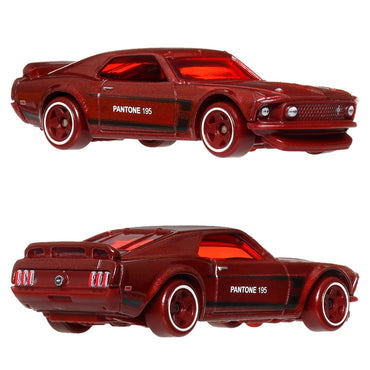 Hot Wheels Silver Series - Pantone: 195 '69 Ford Mustang Boss 302 2/6 JKY48