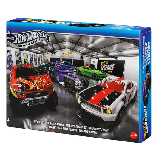 Hot Wheels Silver Series 6-Car Legends Vehicle Multipack