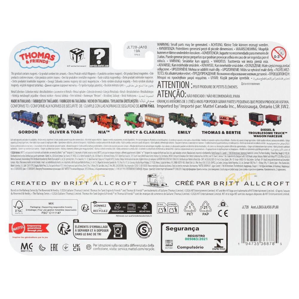 Thomas& Friends Deluxe MetalEngine: Diesel& Troublesome Truck Age3+ Mattel JLT28