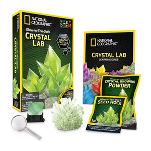 National Geographic JM00600 Green Glow-In-The-Dark Crystal Lab STEM Toy Age 8+