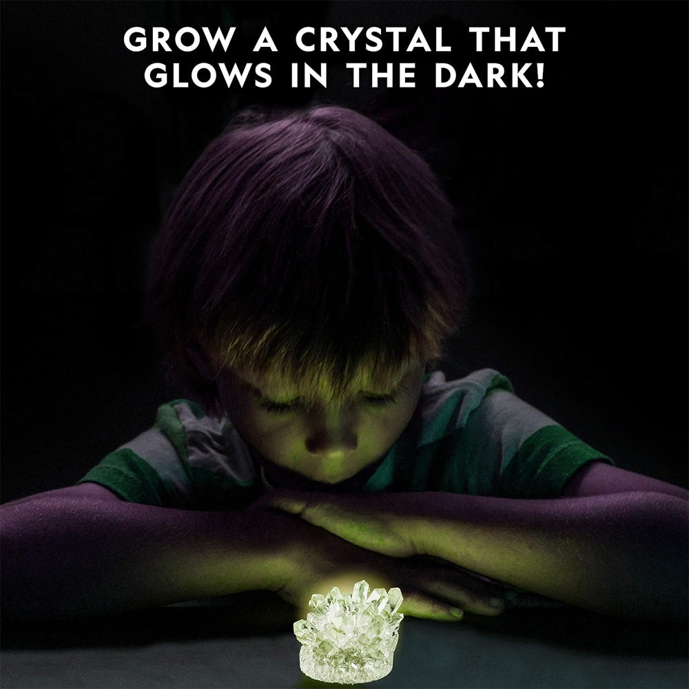 National Geographic Crystal Grow - Green Glow-in-the-Dark