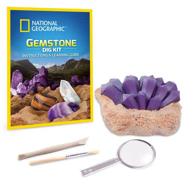 National Geographic Gemstone Dig Kit STEM Toy Age 8+