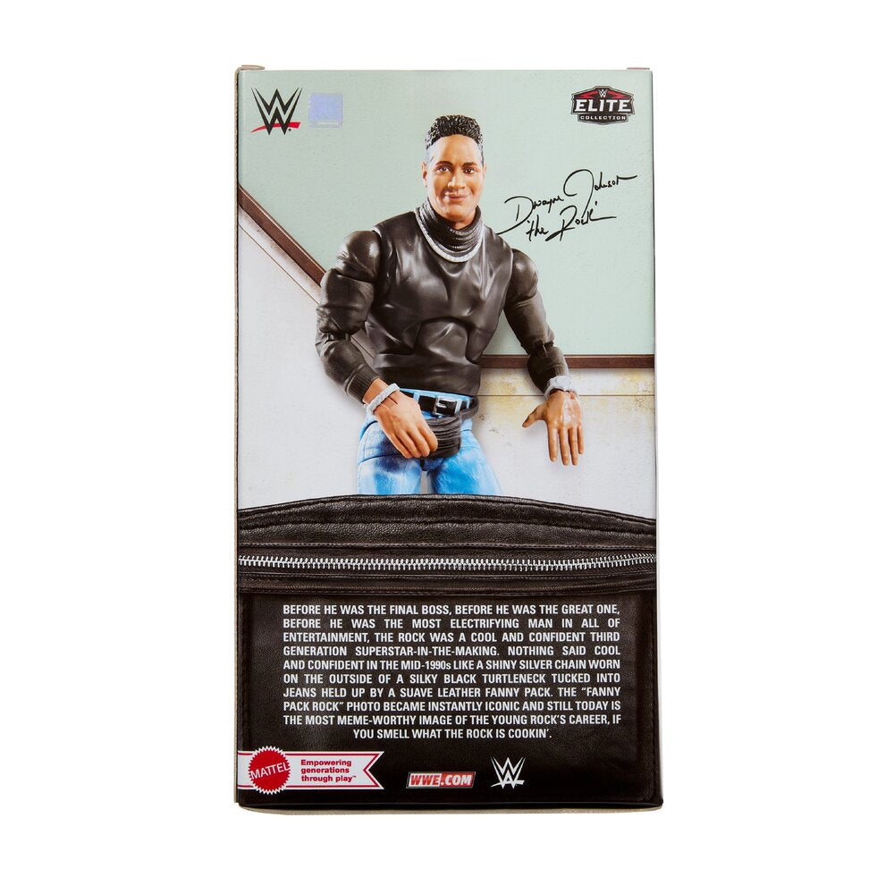 WWE Elite Collection: The Rock Action Figure & Accessories 6"Figure Mattel JML96