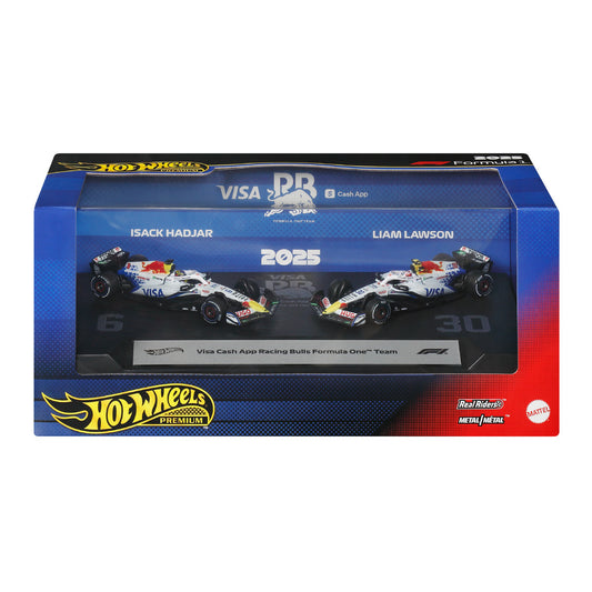 Hot Wheels Premium F1 2-Pack: Visa CashApp RacingBulls Team Age 14+ Mattel JMM94
