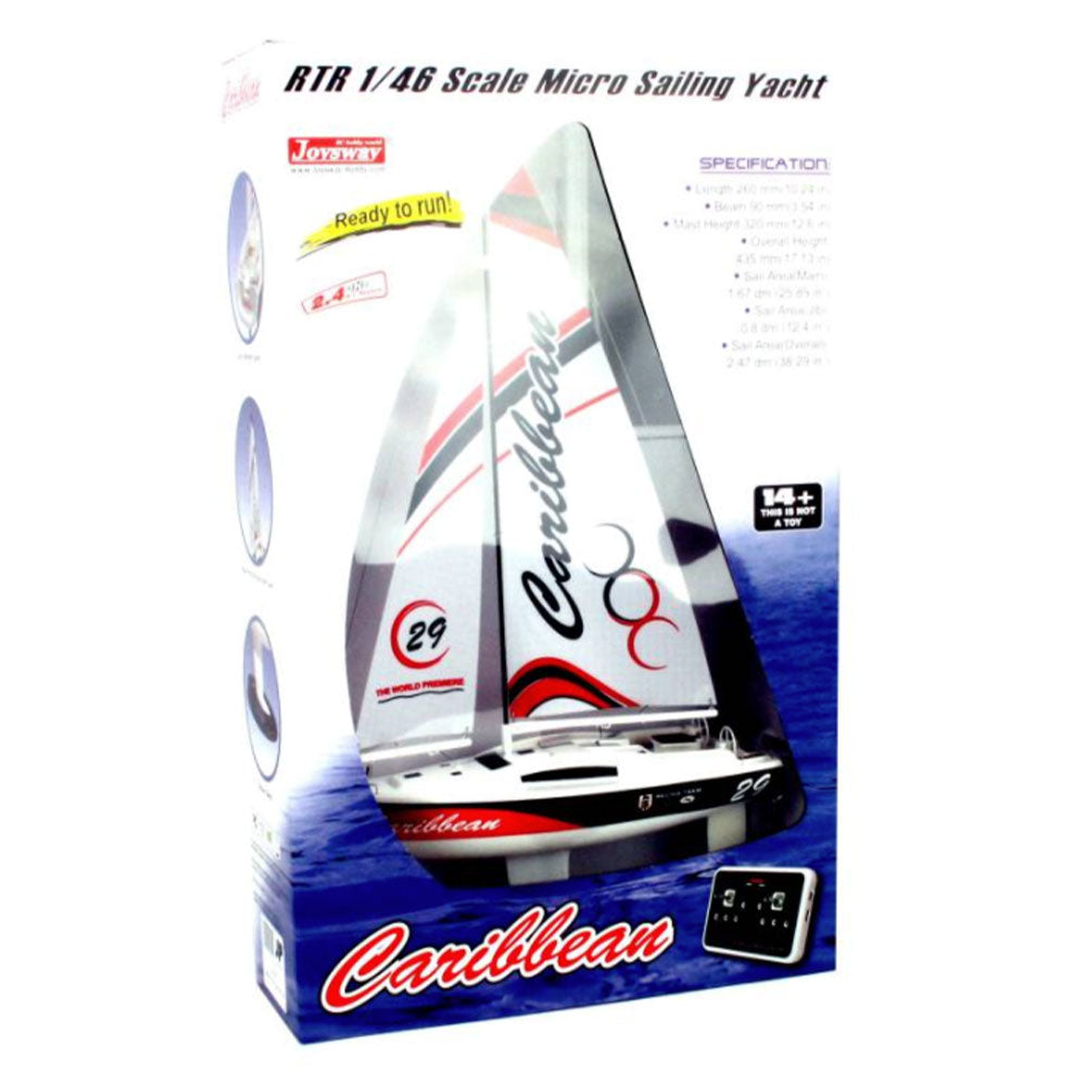 Joysway Caribbean Yacht 2.4GHz Ready to Run RC Yacht 8802 Red